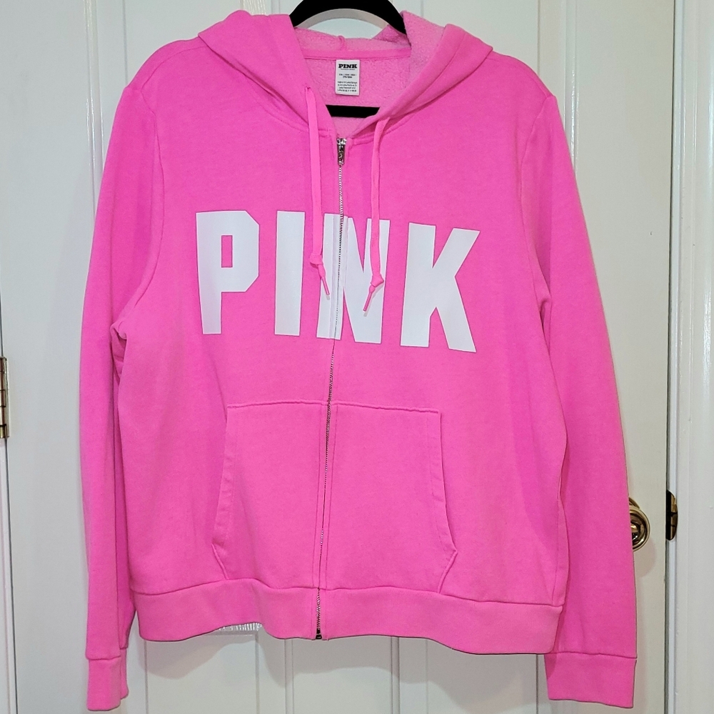 VS Pink Zip Hoodie